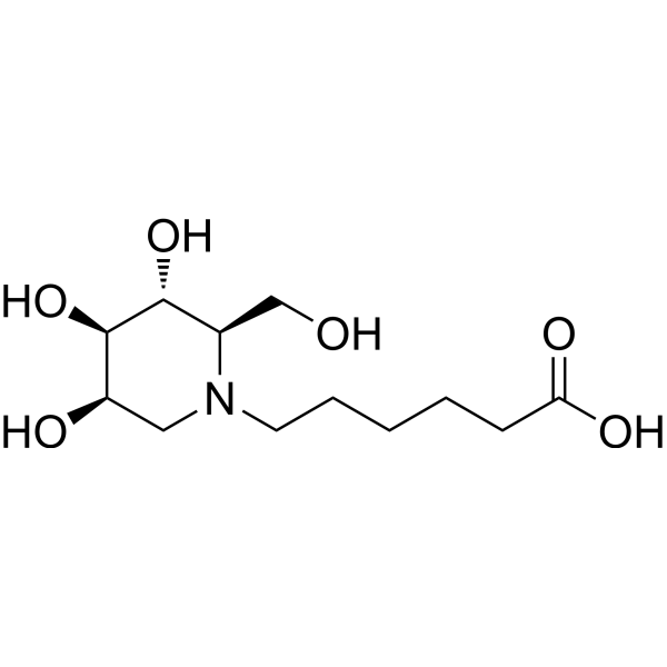 N-5-Carboxypentyl-deoxymannojirimycin 104154-10-1